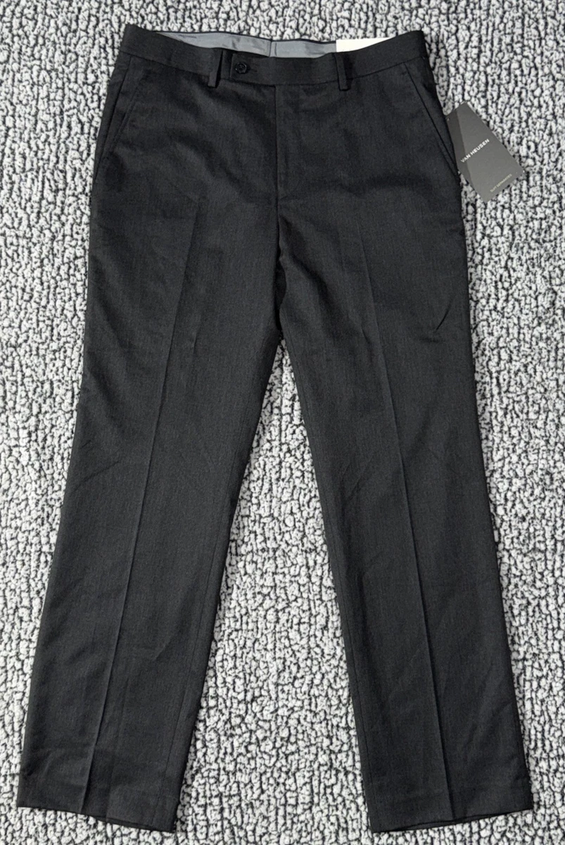 green emerald velvet dress Premium Soft Lux Flex Dress Pant  Van Heusen
