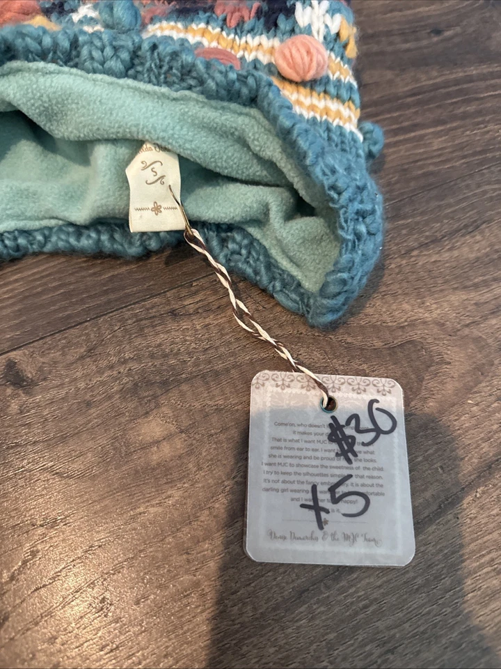 Suéter tejido con orejeras para niñas Matilda Jane juvenil talla S forrado de lana invierno Foto 4 de 4