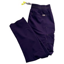Figs Technical Collection Purple Cargo Scrub Pants Womens Large W23SW2002