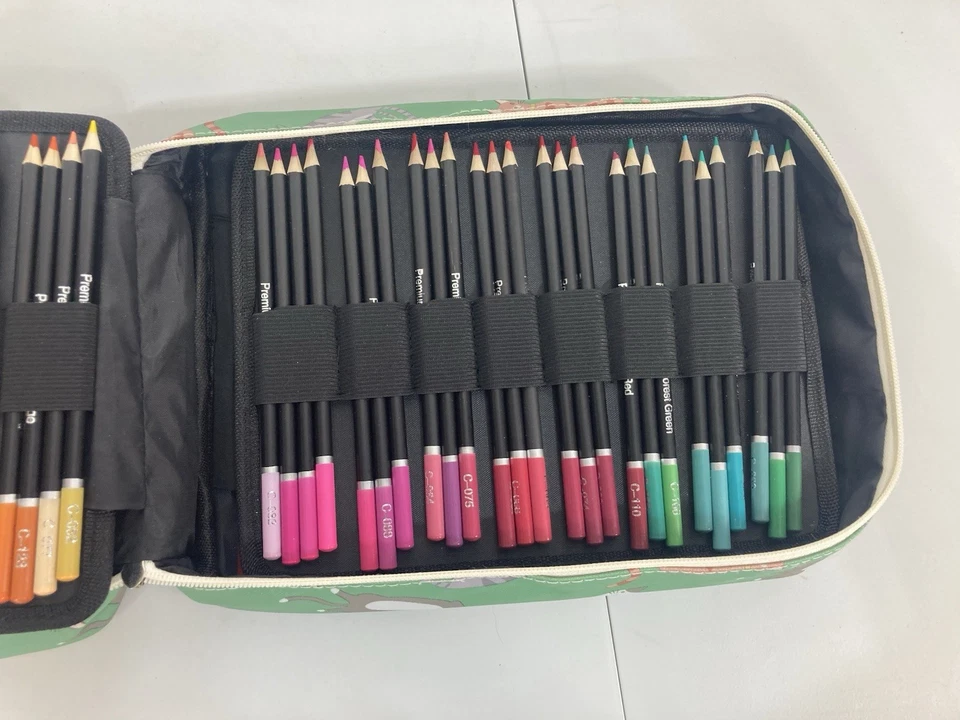 Estuche de Transporte Qian Shan Lápices de Colores Faber Castel Metálico Premium Lote de 199 Foto 4 de 4