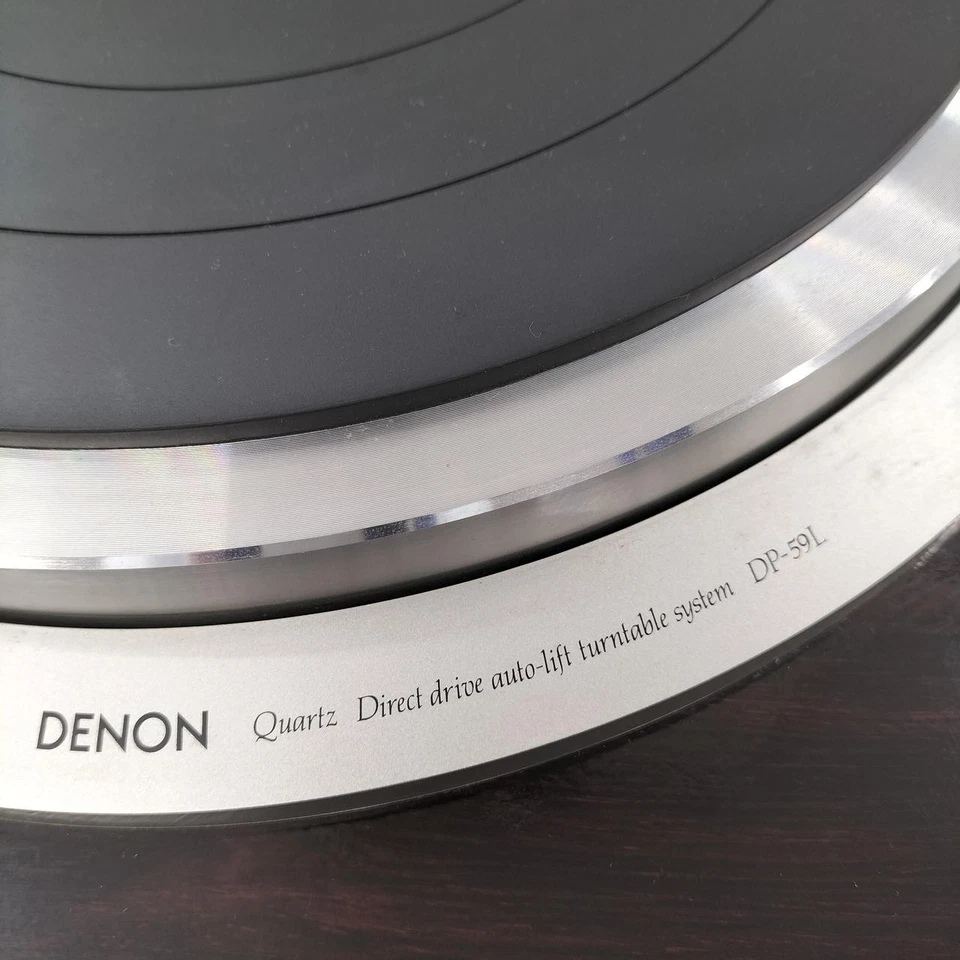 DENON DP-59L High-End Vintage Turntable Japan – Works Great Ortofon Cartridge - Image 3 of 4