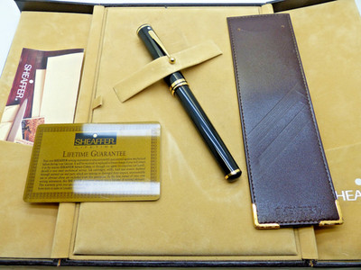Vintage Sheaffer Grand Connaisseur 820 Lack Füllfederhalter 18K Goldfeder USA
