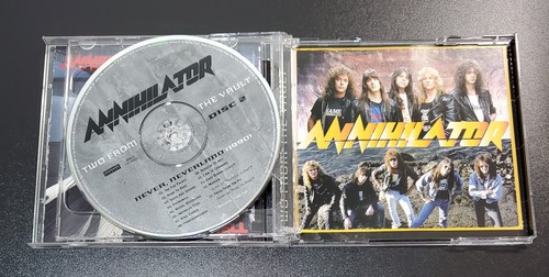 Annihilator Alice In Hell Never, Neverland Thrash Metal 2 X CD Roadrunner US - Picture 8 of 9