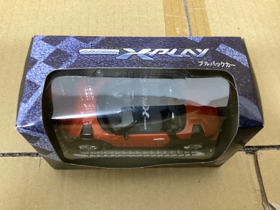 Daihatsu Copen Robe LA400K 1/32 Scale Diecast Car Dealer Color Sample Orange - Image 2 of 3