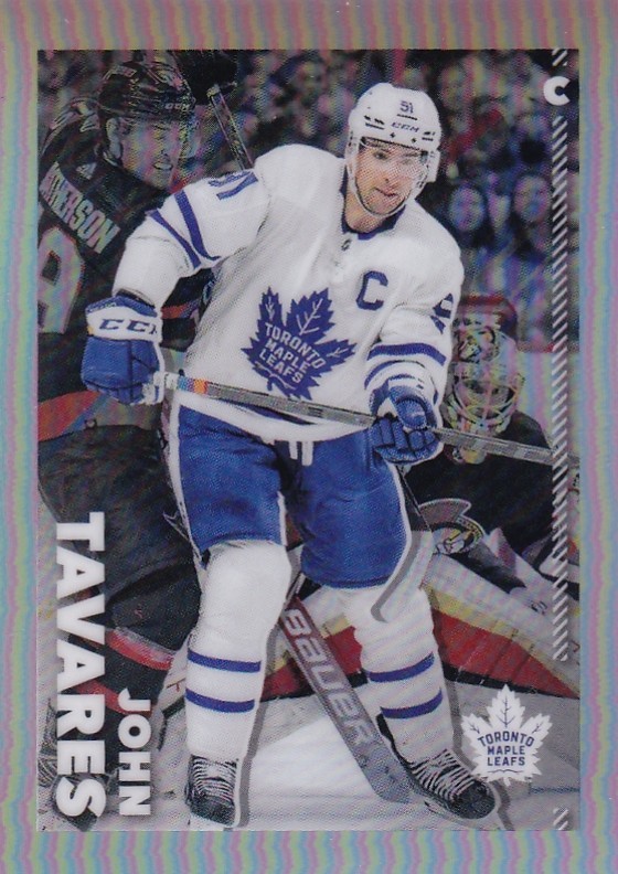 2022-23 Topps Chrome NHL Sticker Refractor #466 John Tavares /99