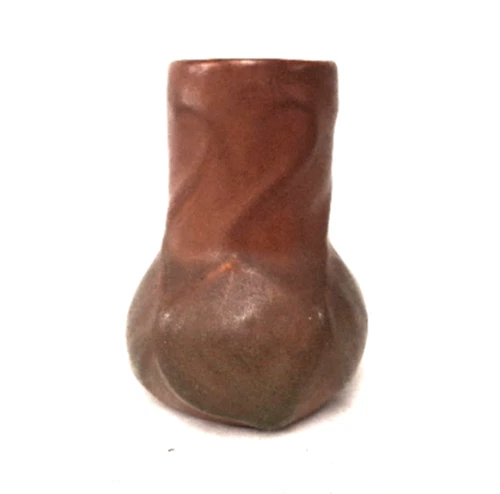 Van Briggle Vase Mulberry Matte Glaze Art Pottery Bulb Form USA Vintage