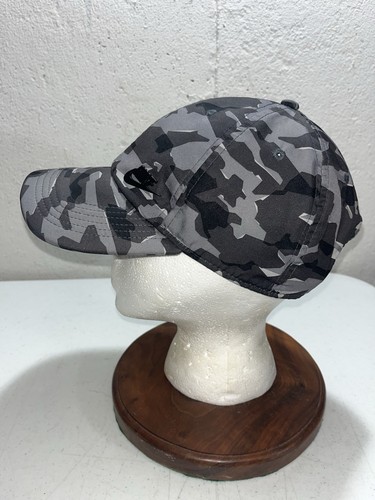 Nike Heritage 86 Strapback Cap Camo 6 Panel Unstructured Baseball Adjustable Hat - Picture 4 of 9