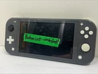 FOR PARTS! Nintendo Switch Lite - Broken LCD! UNTESTED! #9 (B385)