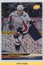 2024-25 Upper Deck Series 1 Speckled Rainbow Foil Aliaksei Protas #189 READ 3d2