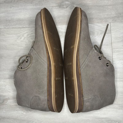 Hari Mari Mens Adobe Chukka Boots Size 11 Charcoal Suede 