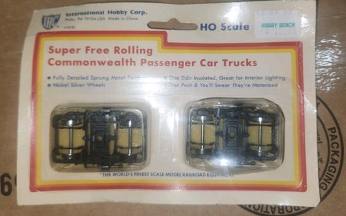 HO Scale IHC Commonwealth Passenger Car Trucks - Black | eBay