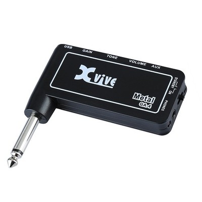 XVIVE GA-4 METAL - GUITAR HEADPHONE AMPLIFIER TRANSISTOR COMBO FOR C