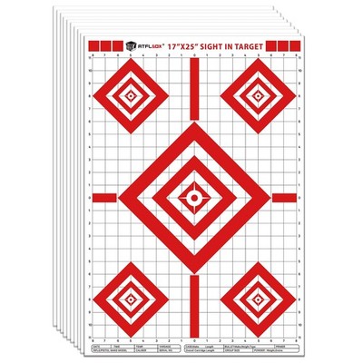 Atflbox Sight in Shooting Range Paper Target, 17X25 Inch Paper Shooting Targets
