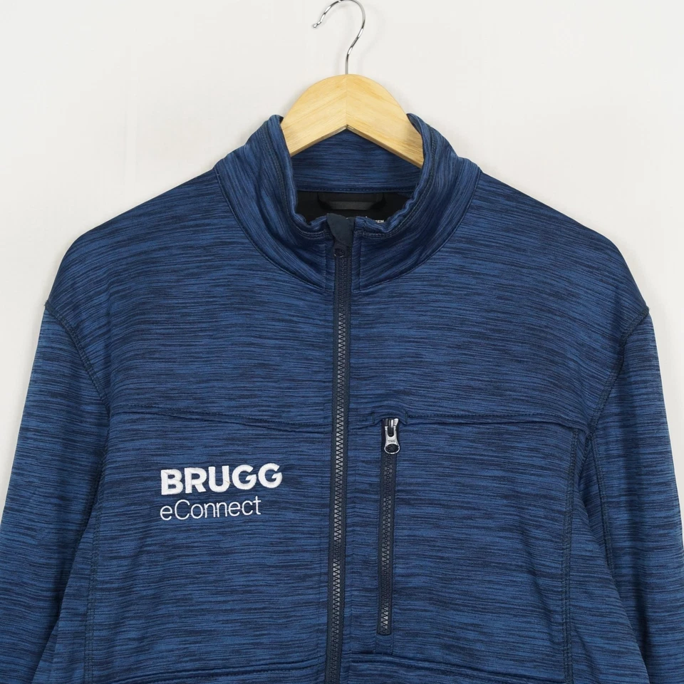 Jersey de lana ENGELBERT STRAUSS para hombre talla L cremallera completa azul... - Imagen 3 de 4