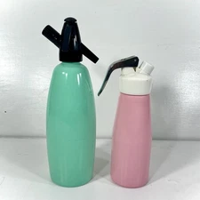 2 iSi Whipped Cream Dispenser Lot 500ml 1000ml Austria Carbonated Water Bottle💙