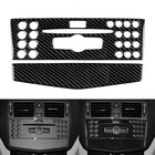 CD Cover Trim Parts Carbon Fiber Central Console For Benz C-class W204