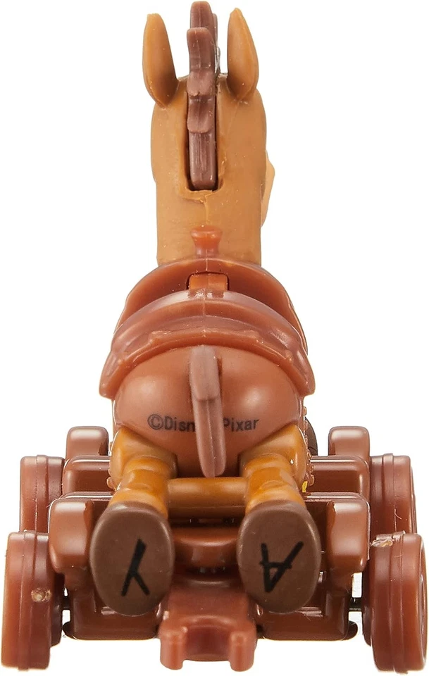 Mini brinquedo de carro Takara Tomy Dream Tomica Ride On Toy Story TS-06 Bullseye & Cart - Imagem 3 de 4