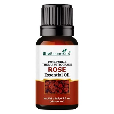 She Essentials Rose Essential Oil, 15 ml