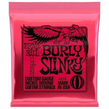 Ernie Ball 2226 Burly Slinky Nickel Electric Guitar Strings, 11-52