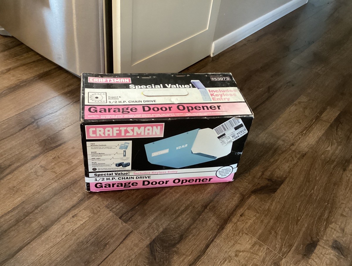 NOS NEW SEALED Craftsman 953973 53973 Garage Door Opener 1/2 HP
