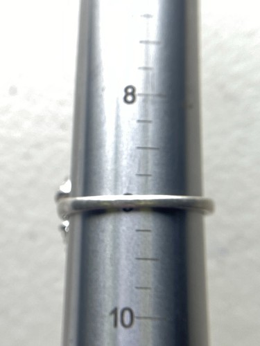 ANILLO DANBURY COMO NUEVO 925 CIRCONITAS CÚBICAS CINTA LAZO TALLA 9 K459A - Imagen 4 de 5