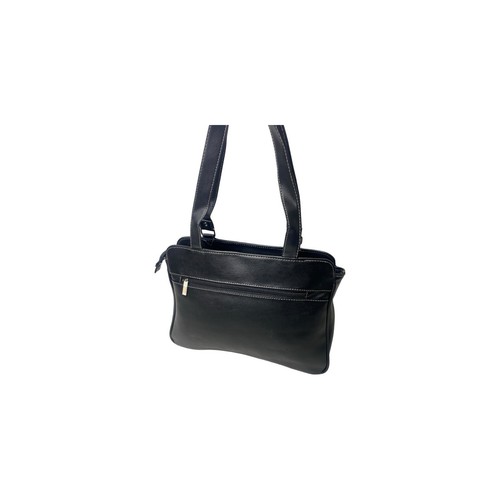 Lorenz Ladies Faux Leather Shoulder Organiser Multiple Pockets Bag Handbag New - Picture 6 of 6
