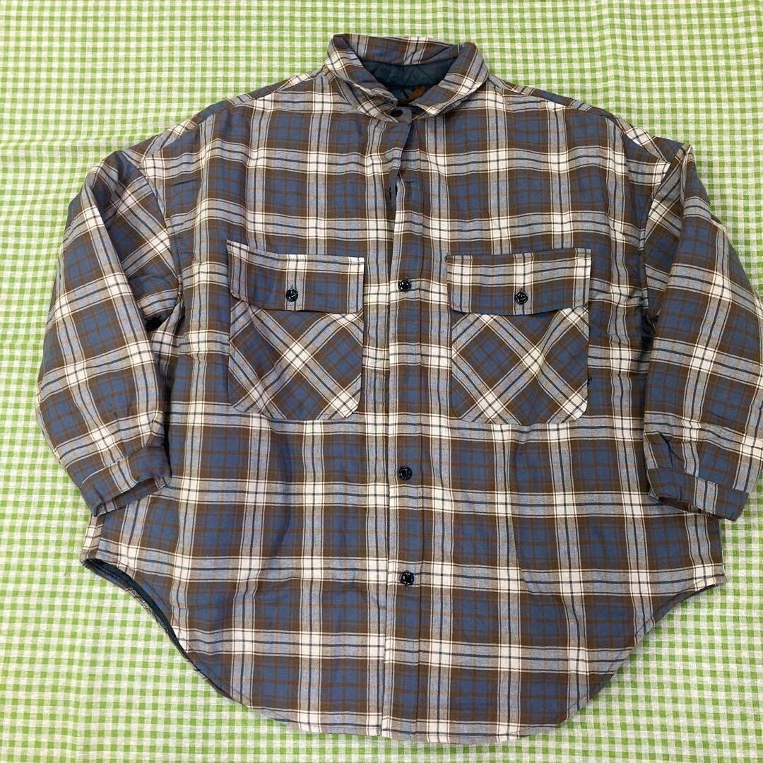 KAPITAL men's NELCK QUILTING SLAPPY SHIRT COAT size 1 navy KAPITAL men's NELCK QUILTING SLAPPY SHIRT COAT size 1 navy