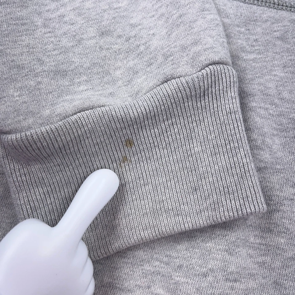 Sudadera con Capucha Ralph Lauren Vintage Hombres XXL Gris Rojo Polo Jeans Sudadera RL67 90s Y2K Foto 4 de 4