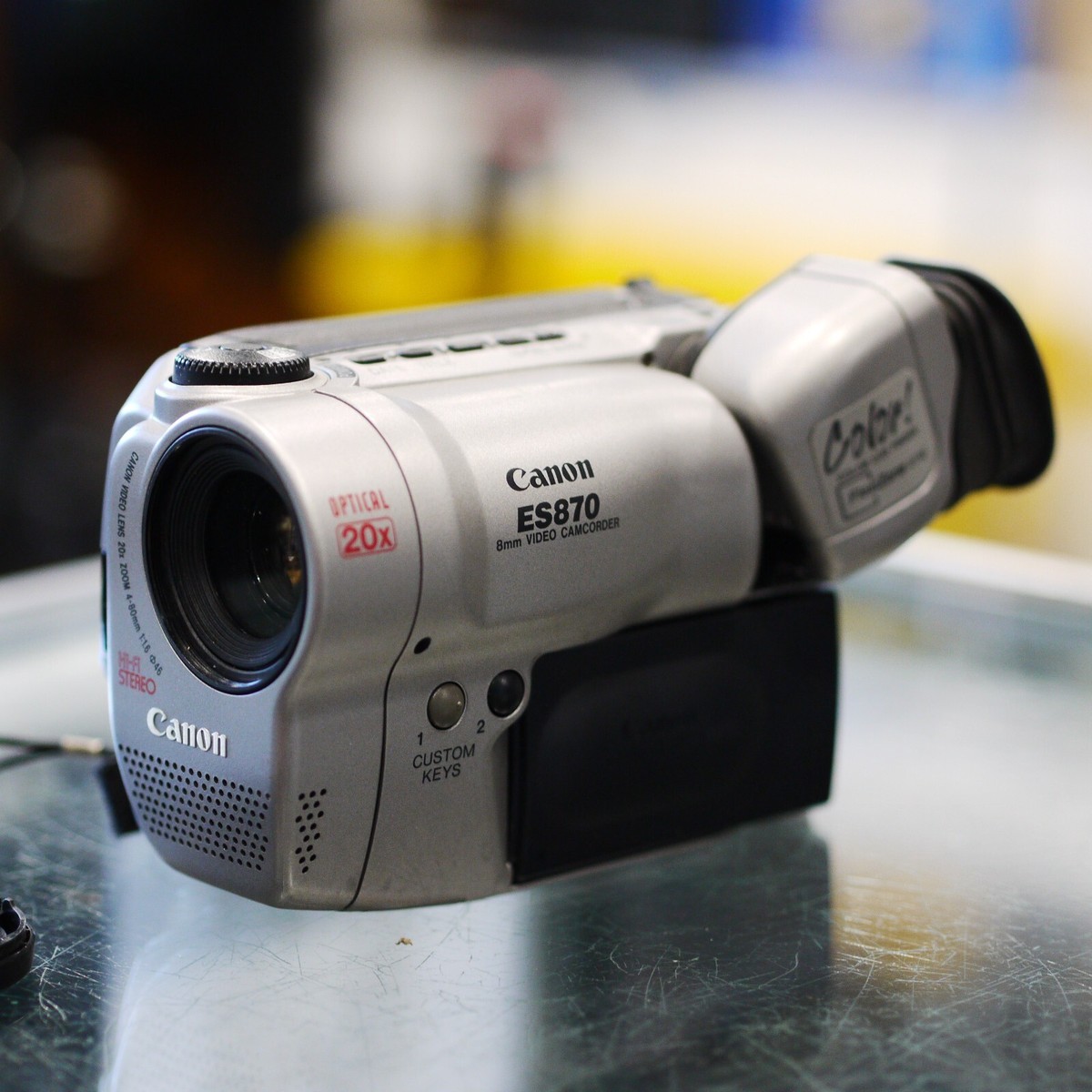 CANON ES870 HI-FI Stereo 8mm Video8 Camcorder - Untested | eBay