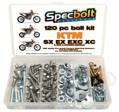 Bolt Kit fits KTM SX SX-F EXC EXC-F XC XC-F XC-W 65 85 125 250 300 350 450 500 S
