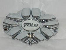TAPA CENTRAL LLANTA CROMADA POLO 767 RARA SIN NÚMERO DE PIEZA MIDE 6-3/8" DE ANCHO