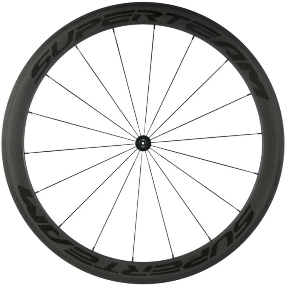 50mm Vollcarbon Laufradsatz Rennrad Drahtreifen Carbon Laufradsatz Laufrader R7 - Bild 2 von 4