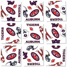 B Dazzle Auburn Tigers Scramble Squares 9 Piece Puzzle