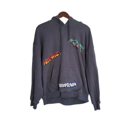 Graf Wu Rare Keep It Real Collection Gray Hoodie Size L