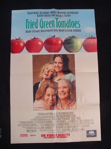 FRIED GREEN TOMATOES movie poster KATHY BATES MARY STUART MASTERSON original vid - Picture 10 of 12