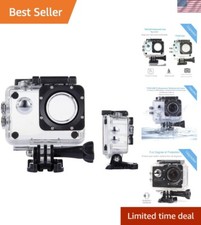 30m Waterproof Action Camera Case for AKASO EK7000/V50 Elite/REMALI CaptureCam