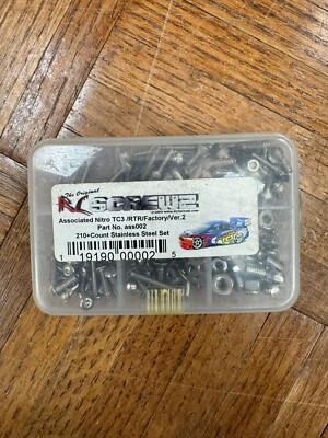 RCScrewZ Stainless Screw Kit+ ass002 for Associated Nitro TC3 | PRO