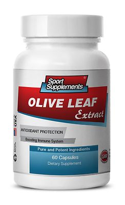 Olive Leaf Extract 500mg Support Immune System, Powerful Antioxidant (1 Bottle)