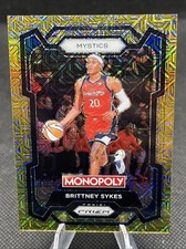 2024 Panini WNBA Monopoly Prizm Brittney Sykes #38 Gold Shimmer Prizm /500