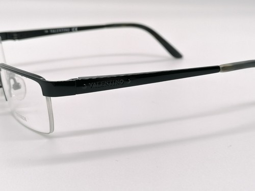 VALENTINO VAL 1182 006 Half Rim Titanium Glasses Frame Men Old Stock Eyewear - Picture 5 of 15