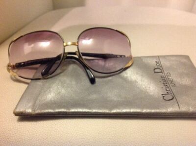 Stunning vintage Christian Dior Eye Glasses 80s Glam very expensive quality 