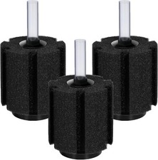 3 Pac Aquarium Bio Sponge Filter Breeding Fry Betta Shrimp Nano Fish Tank Filter