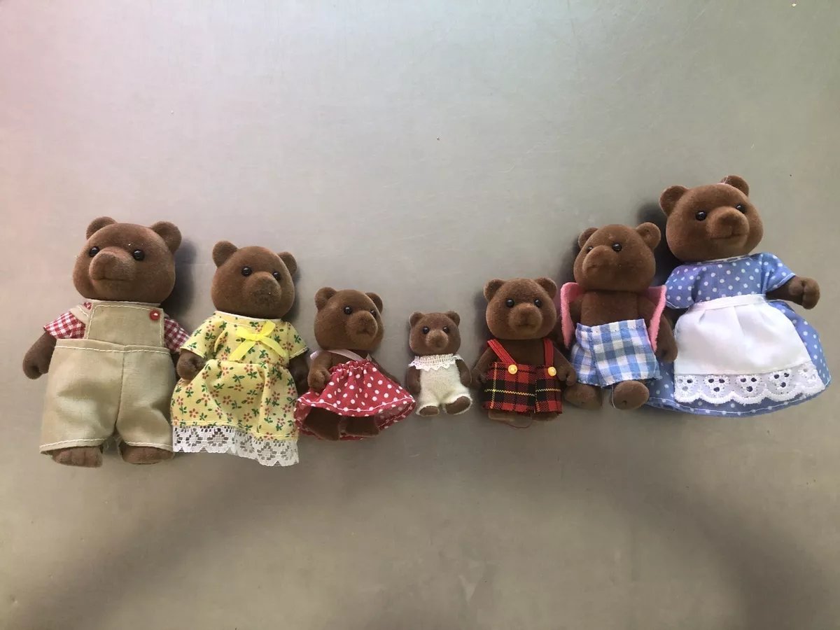 Calico critters brown bear family new arrivals