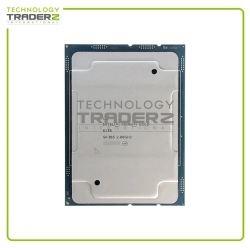 ** SR3B5 Intel Xeon Gold 6138 20-Core 2.00GHz 27.5MB 125W Processor**