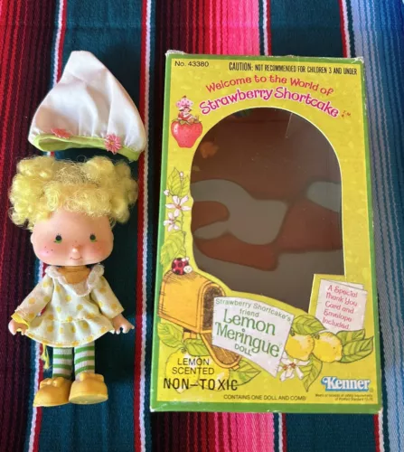 Vintage Strawberry Shortcake Lemon Meringue Doll Kenner 1980 In Box NO. 43380