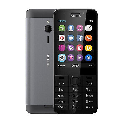 Handy Mit Tasten Nokia 230 Dual Sim Bluetooth 2 8 Metallgehause Tastatur Grau Ebay