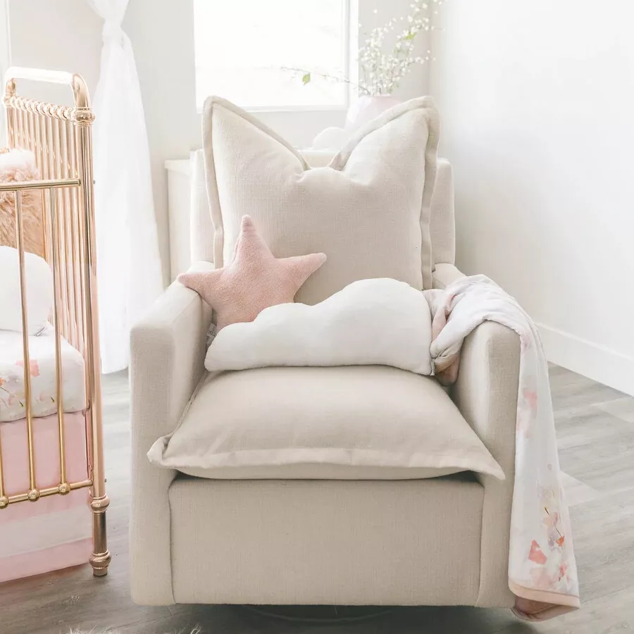 Pink 2025 nursery pillow