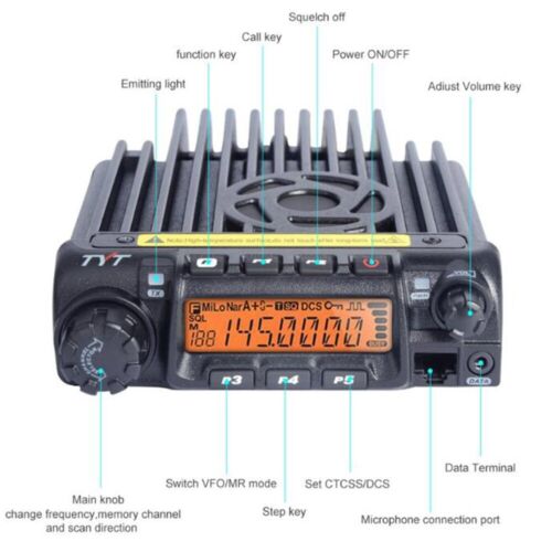 TYT TH-9000D Radio VHF136-174MHz or UHF400-490MHz Walkie Talkie 60W/45W TH9000D - Photo 3/8