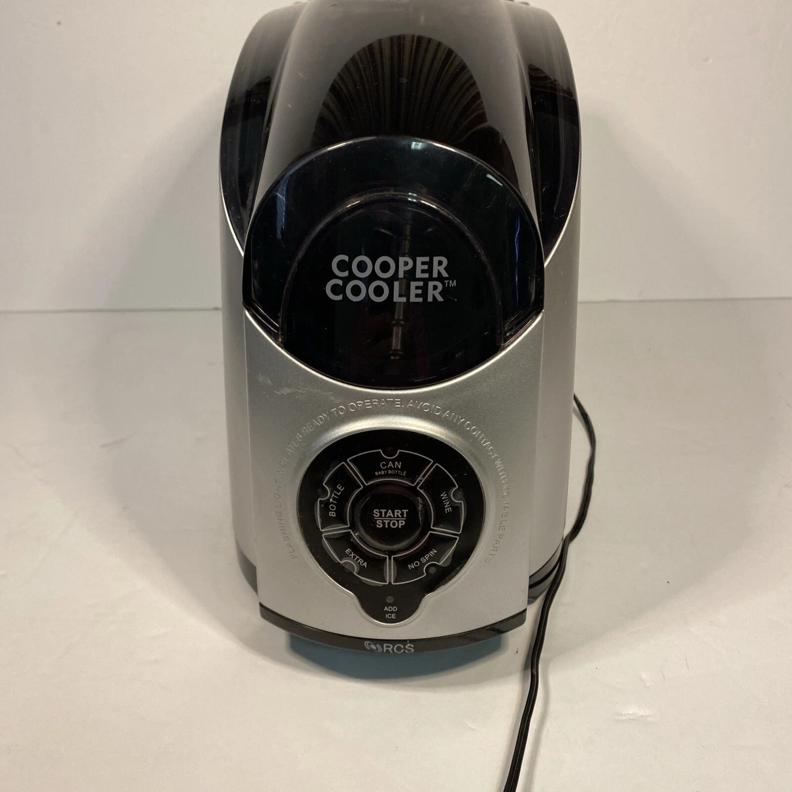 Cooper Cooler HC-01 Rapid Beverage Chiller Cans Bottles Wine Etc. Working
