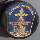 XTRA RARE FLORIDA PANTHERS NHL EASTERN CONFERENCE CHAMPIONS PUCK SET *7,000 MADE — photo 7